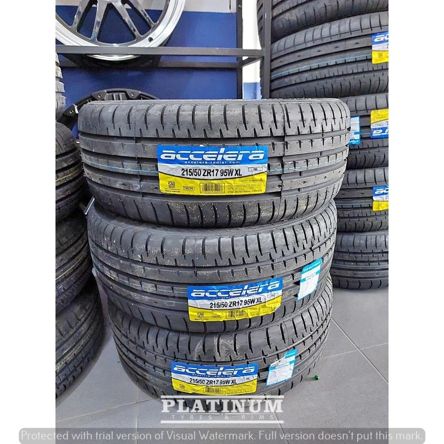 Jual ban mobil 215 50 R17 merk acclera phi - ban mobil lokal R17 ukuran 215/50 R17