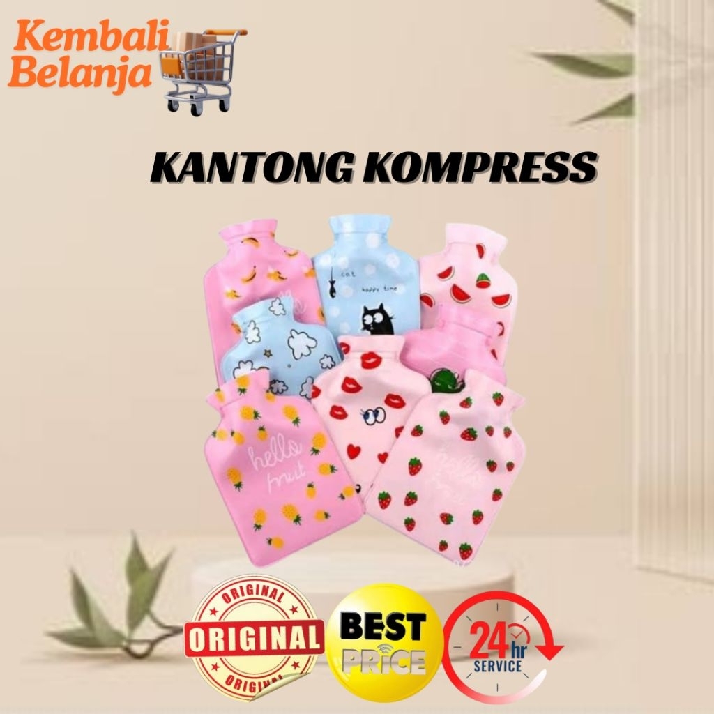 Kantong Kompres Demam/ Kantong Kompres Air Panas/ Kantong Kompres Air Dingin/ Kantong Kompres Motif 