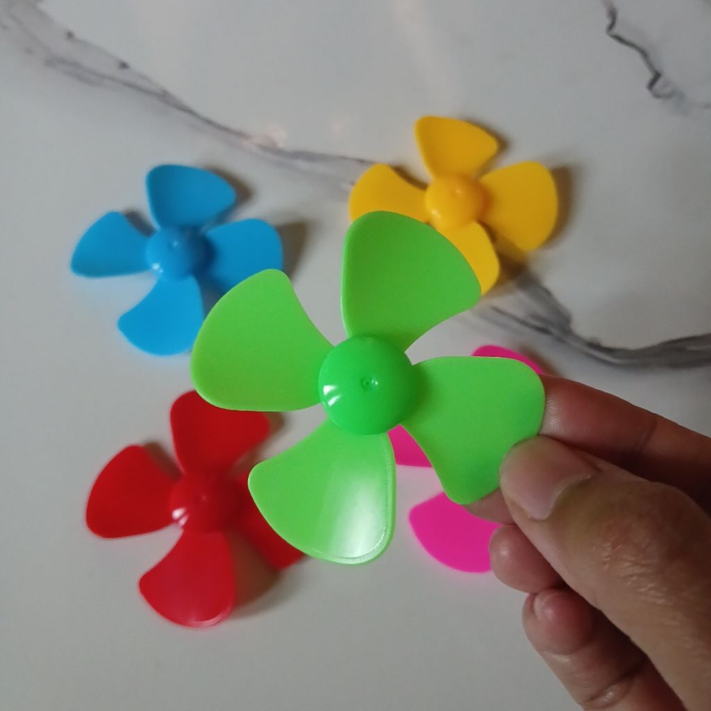 Baling Baling Layangan | Baling Baling Kipas Mini | Baling Baling 6 cm | Baling Baling 4 Bilah