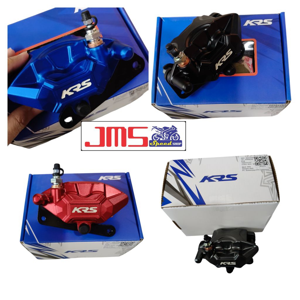 KRS BY KTC KYTACO KYTA KALIPER 2 PISTON PLUS BREKET UKURAN PIRINGAN STANDAR NMAX OLD NMAX NEW NMAX N