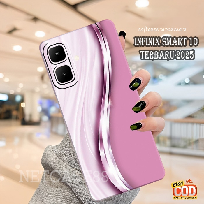Case Hp Infinix Smart 10 Terbaru 2025 - Cassing Procamera - Softcase Lentur - Fashion Case - Silikon