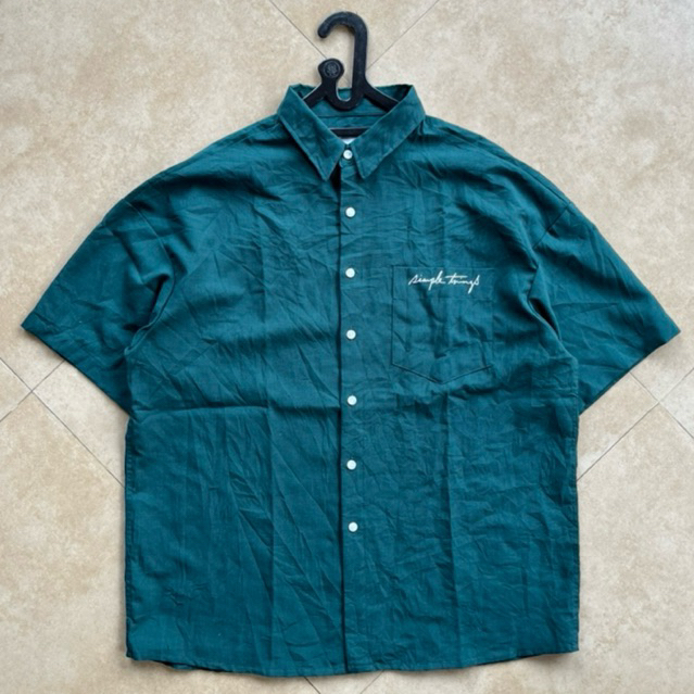 KEMEJA ATTENTION GREEN SECOND