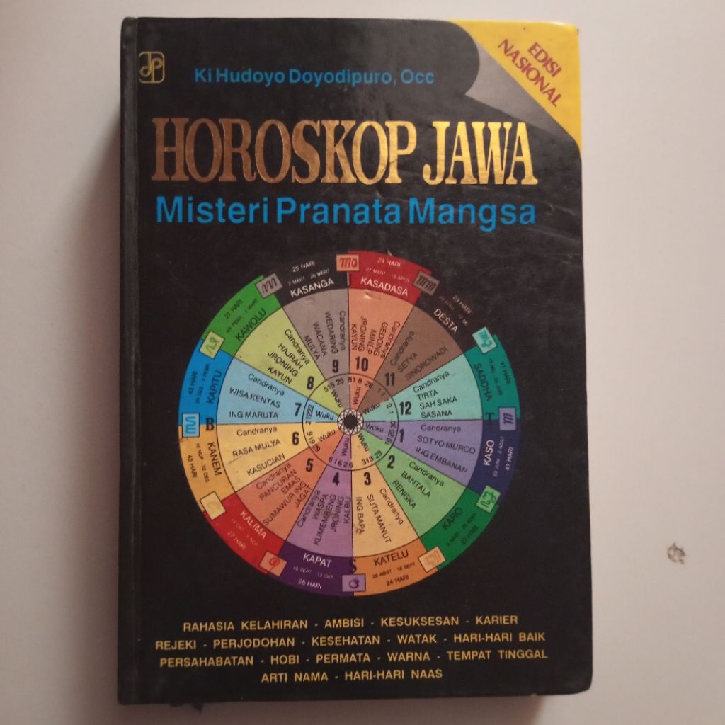 (PL) Preloved Buku Horoskop Jawa Misteri Pranata Mangsa Ki Hudoyo Doyodipuro, Occ