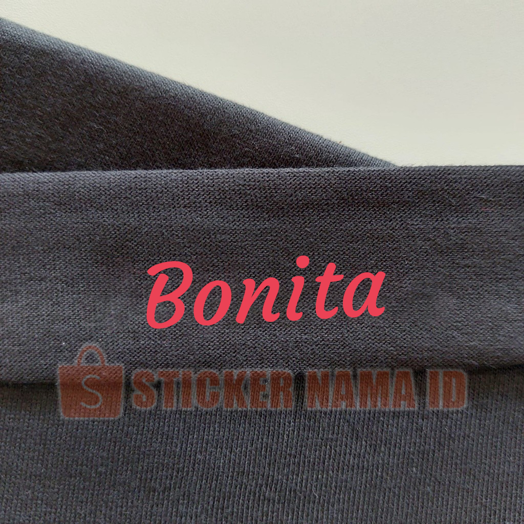 

Stiker Nama Baju Setrika Custom SN02