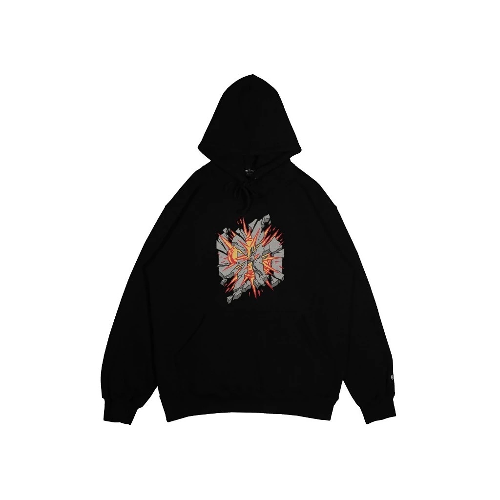 HUSTED HOODIE - WALUM BLK HOODIE