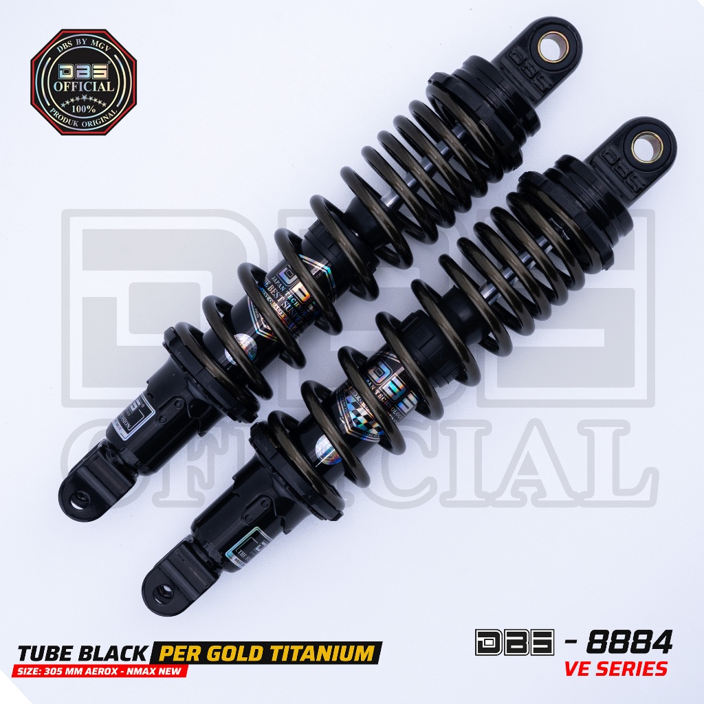 DBS 8884 Series Shock Belakang Aerox155, Nouvo, Nouvo Z, Nmax New 2020, Nmax Old, Pcx150