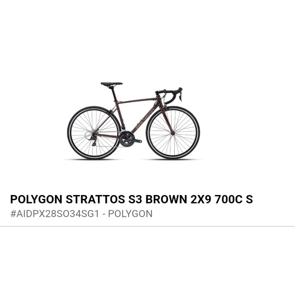 Sepeda Balap POLYGON STRATTOS S3 700c roadbike