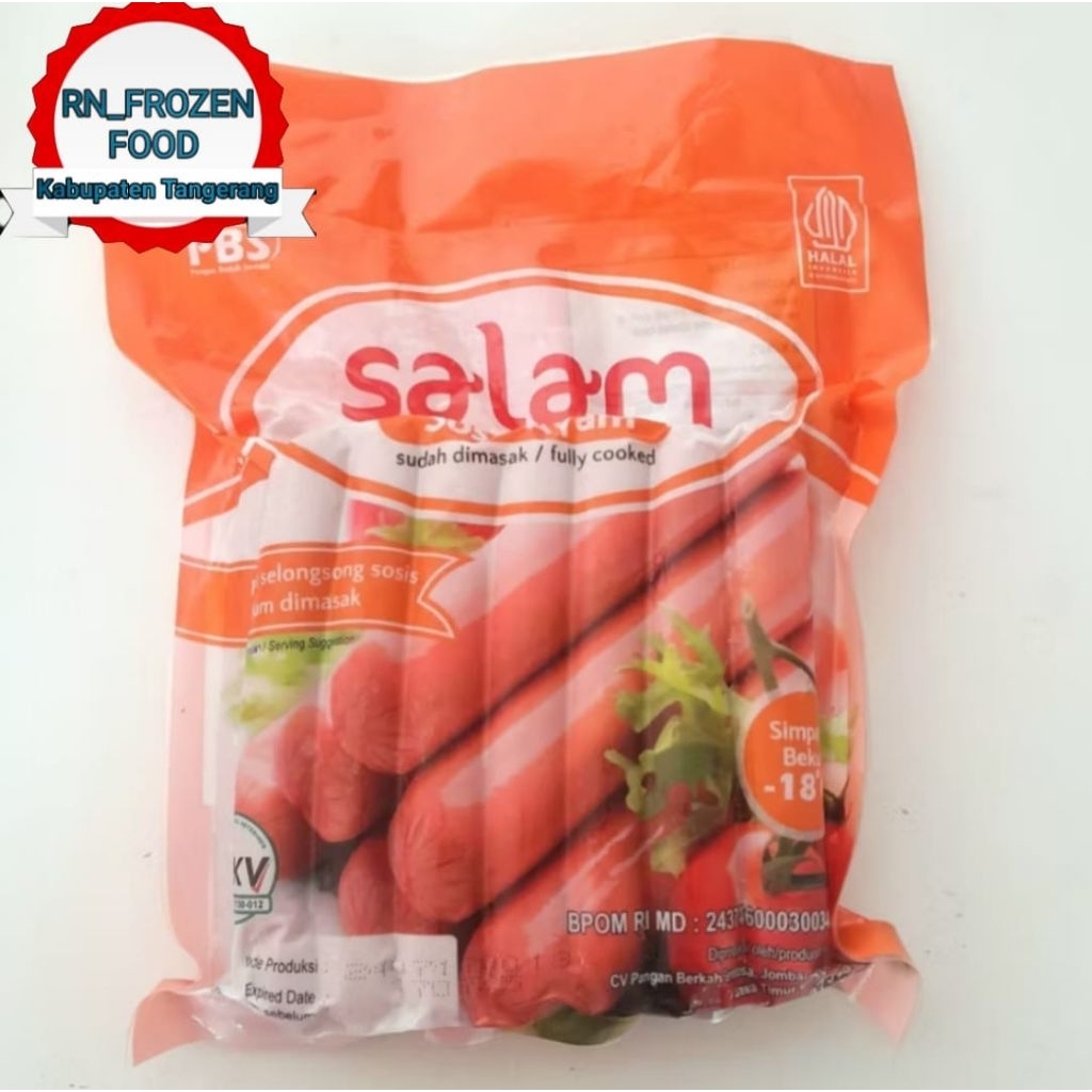 

SALAM sosis ayam berat 375gr