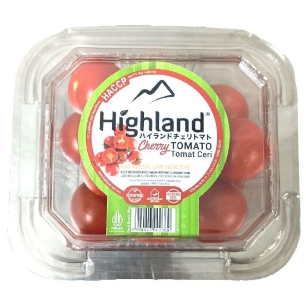 

Highland Tomato Cherry Square Tub 250gr