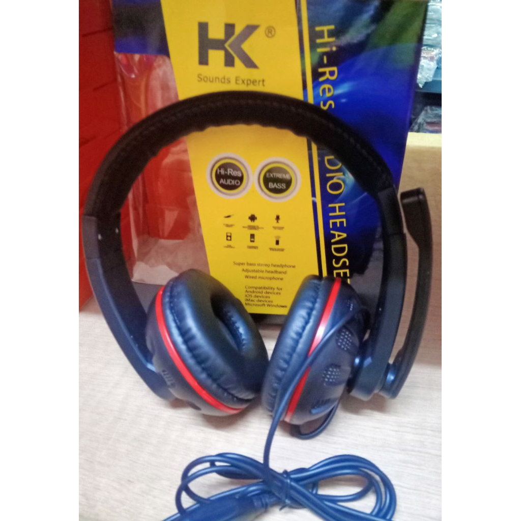 headset bando extraa bass games headset g16 paking hk