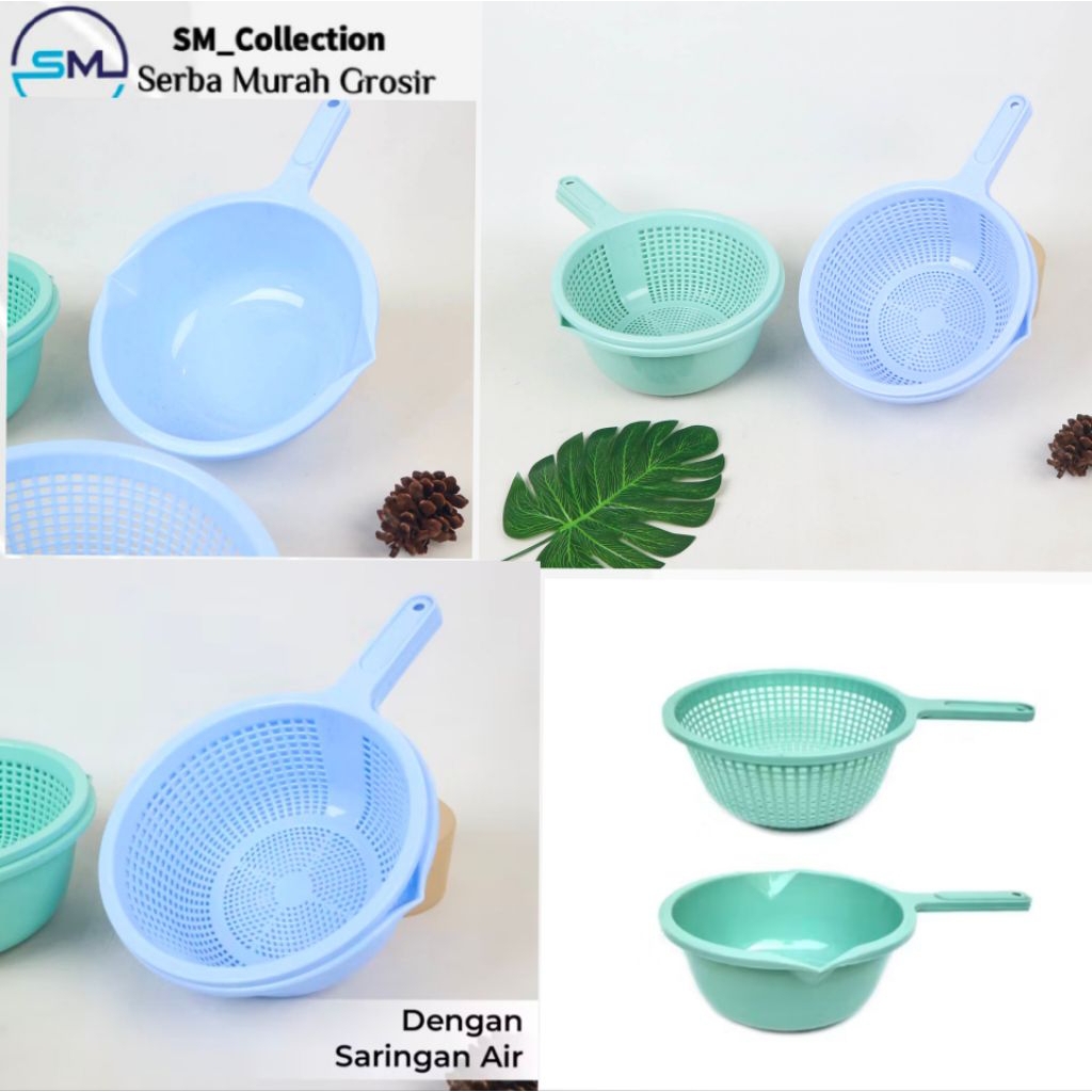 Wakul/bakul nasi plastik/keranjang cuci/wakul set eriko manila kecil