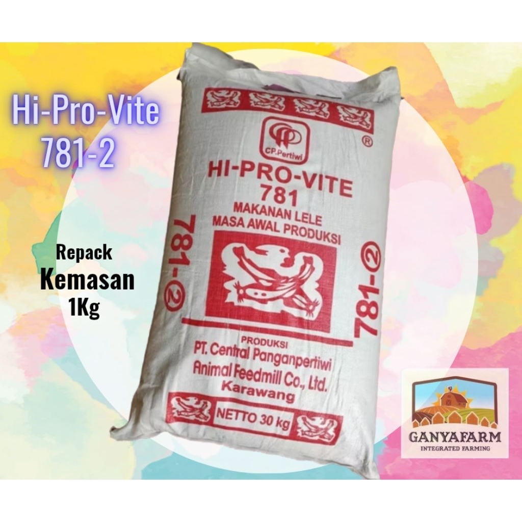 PELET IKAN 781-2 HI PRO VITE 781-2 PELET LELE NILA PATIN, MAS, DLL 781 2