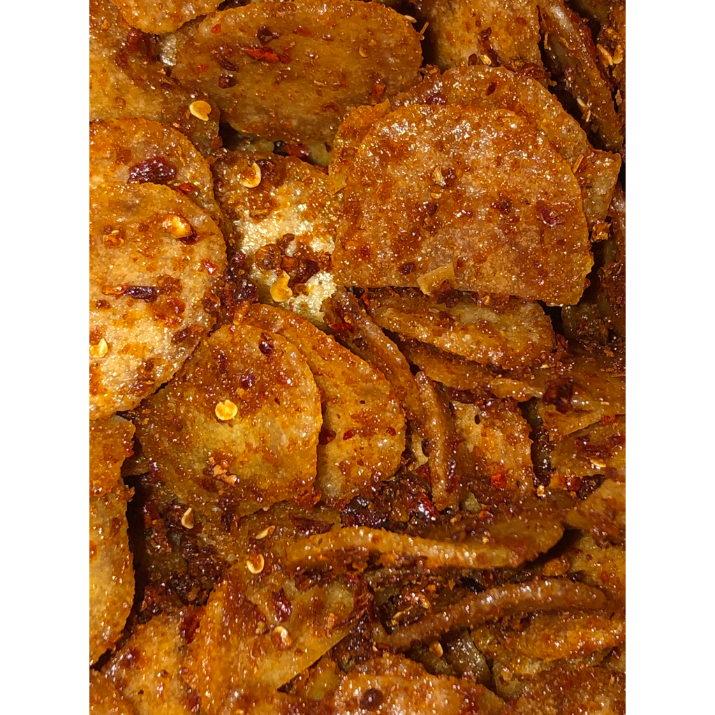 

Moring Kriuk Pedas Gurih/Cimol kering/Keripik pedas/Keripik gurih