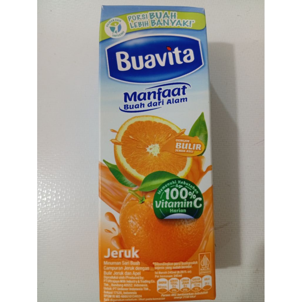 

Buavita Jus Jeruk 245 ml