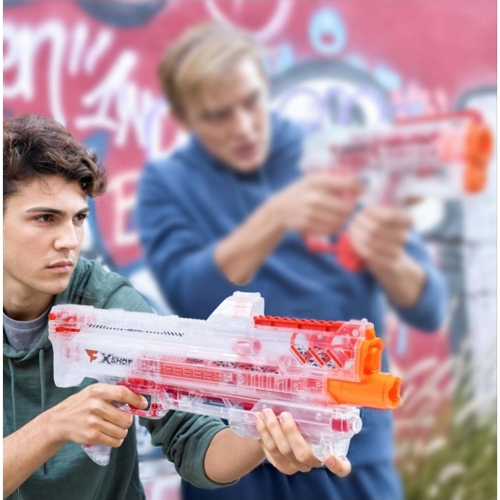 [100% ORIGINAL] ZURU X-SHOTS GUN FAZE CLAN RAGE QUIT RESPAWN MAINAN TEMBAKAN PISTOL MAINAN ANAK LAKI