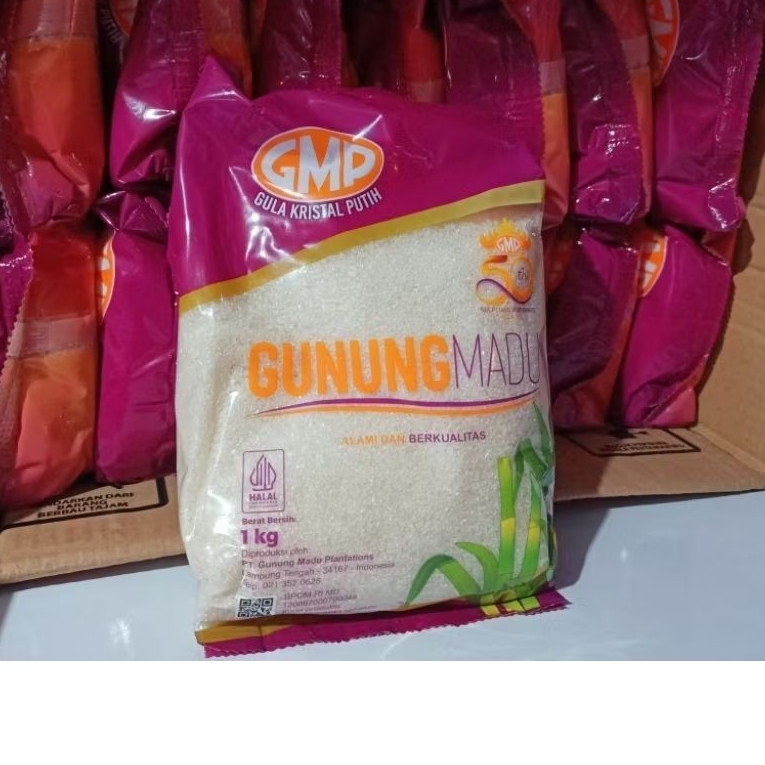 

PROMO GMP 1KG Kemasan Premium Gula Pasir Kristal