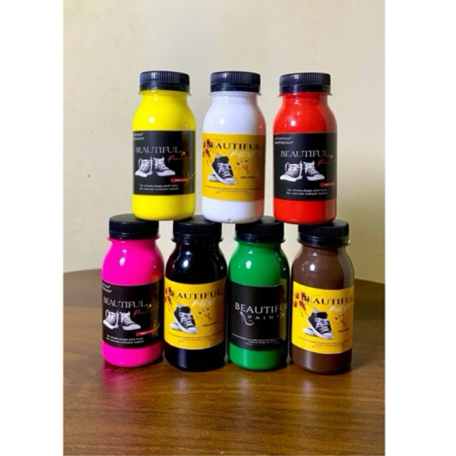 cat sepatu kanvas waterbased anti luntur