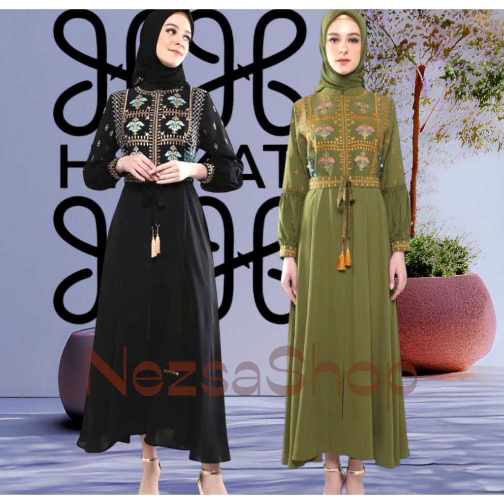 Abaya HIKMAT A3845 ORIGINAL + hijab***