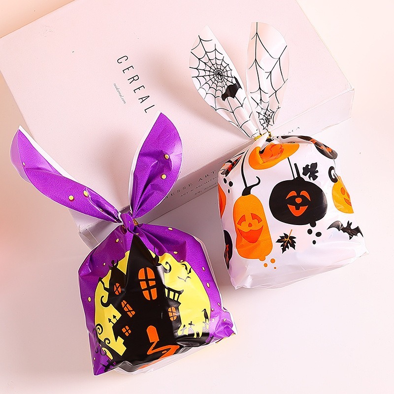 

10 pcs Rabbit Plastic Bag/Plastik rabbit souvenir ulang tahun birthday Halloween size S