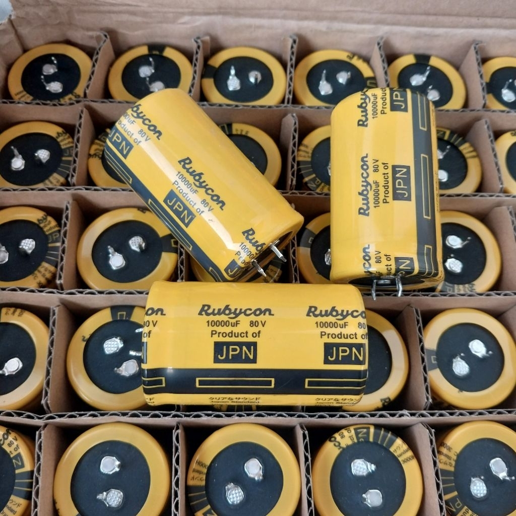 Pelove_Night Elco Rubycon Kuning Jpn 80V 10000Uf , Elco Rubycon Kuning 80V 10000Uf , Elco Rubycon