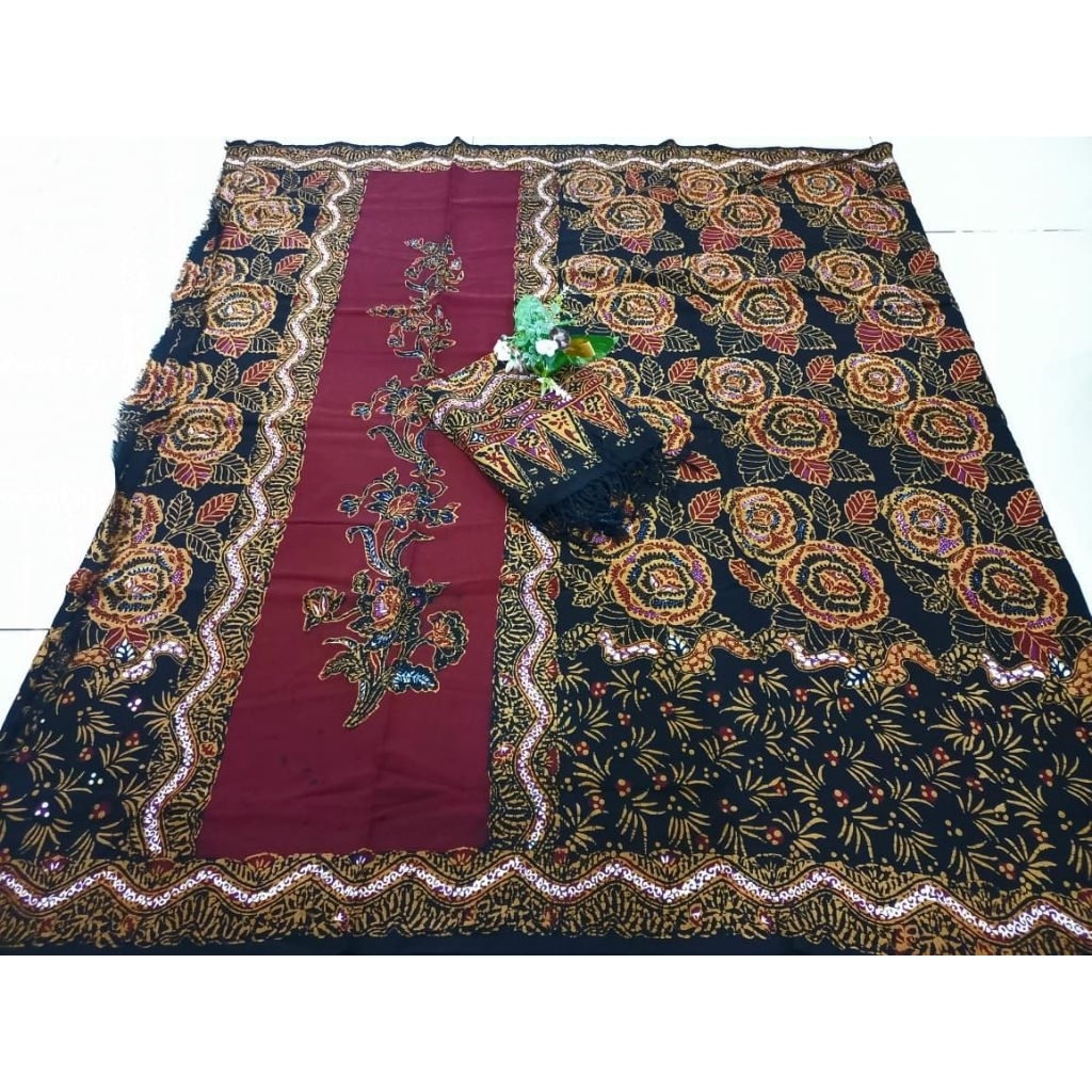 Kain Batik Sarung Selendang Khas Trusmi Cirebon Bahan Paris