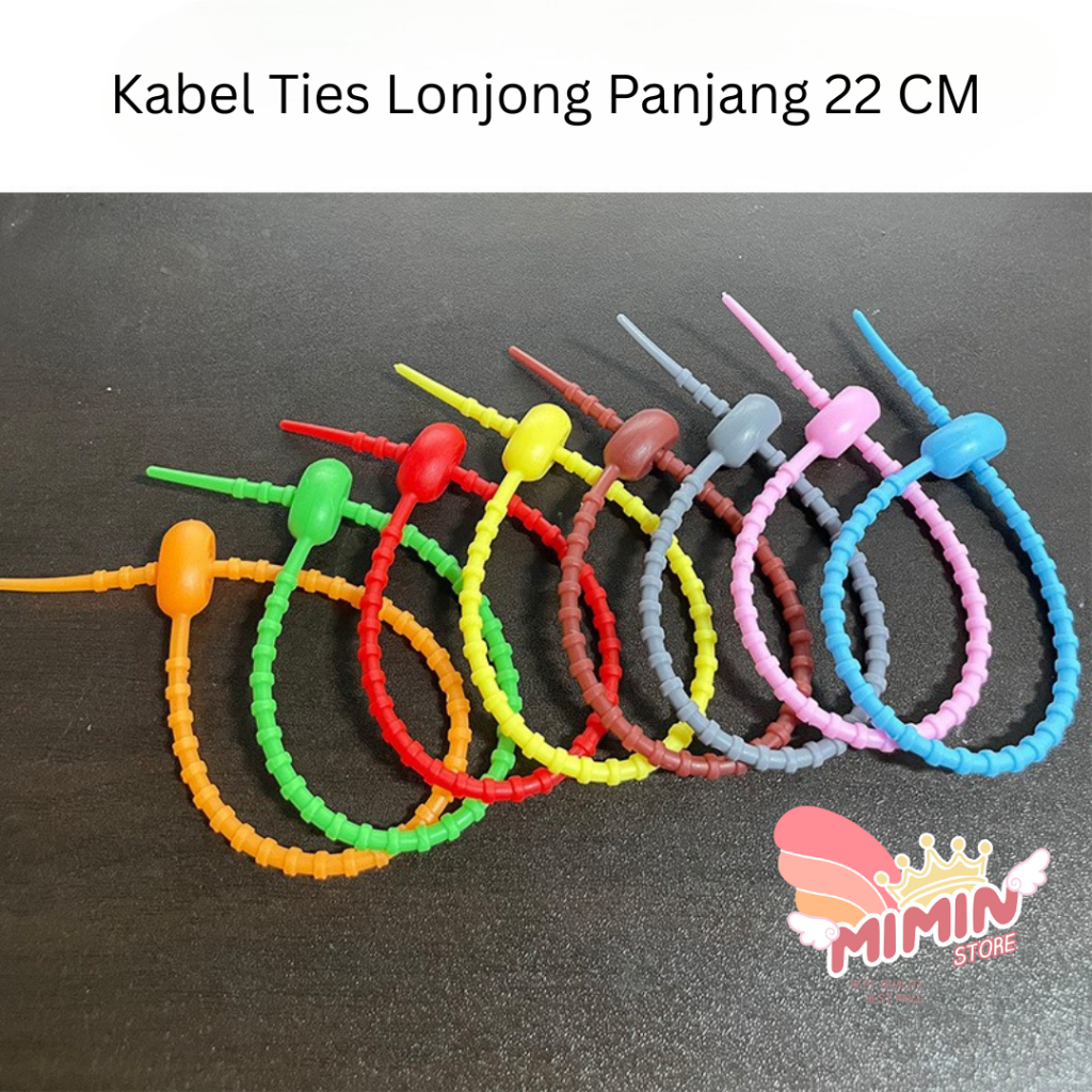 

16 Warna Kabel Ties Lonjong 22 CM