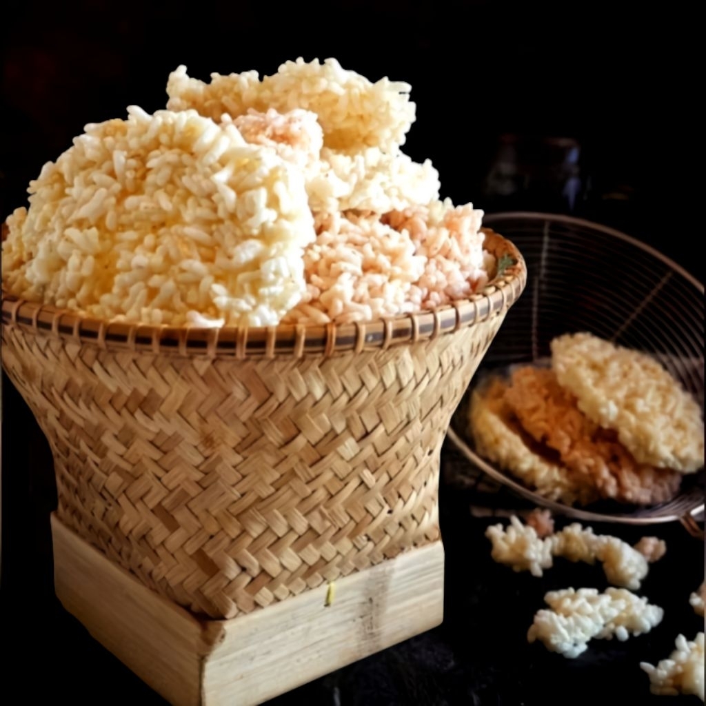 

Cemilan Ranginang Makanan Tradisional Rasa Terasi Udang