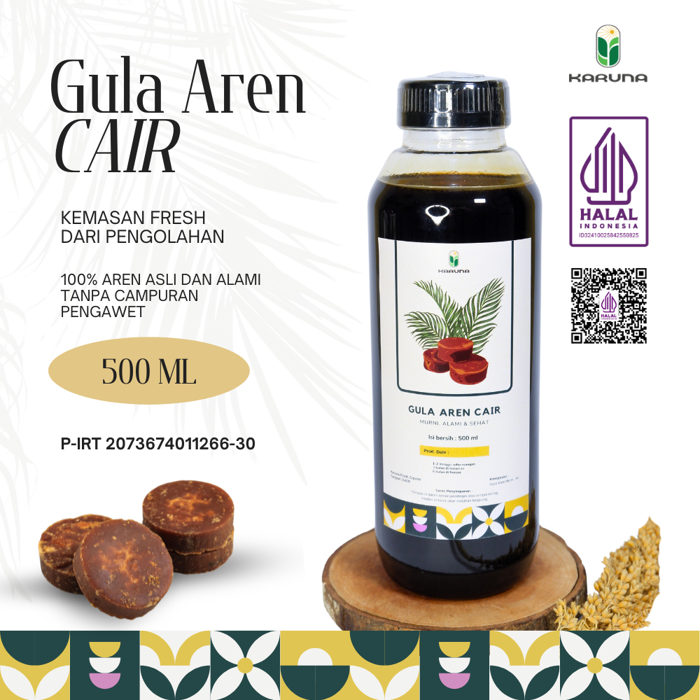

Gula Aren Cair Murni Asli 500 ml 100% Halal Tanpa Pengawet