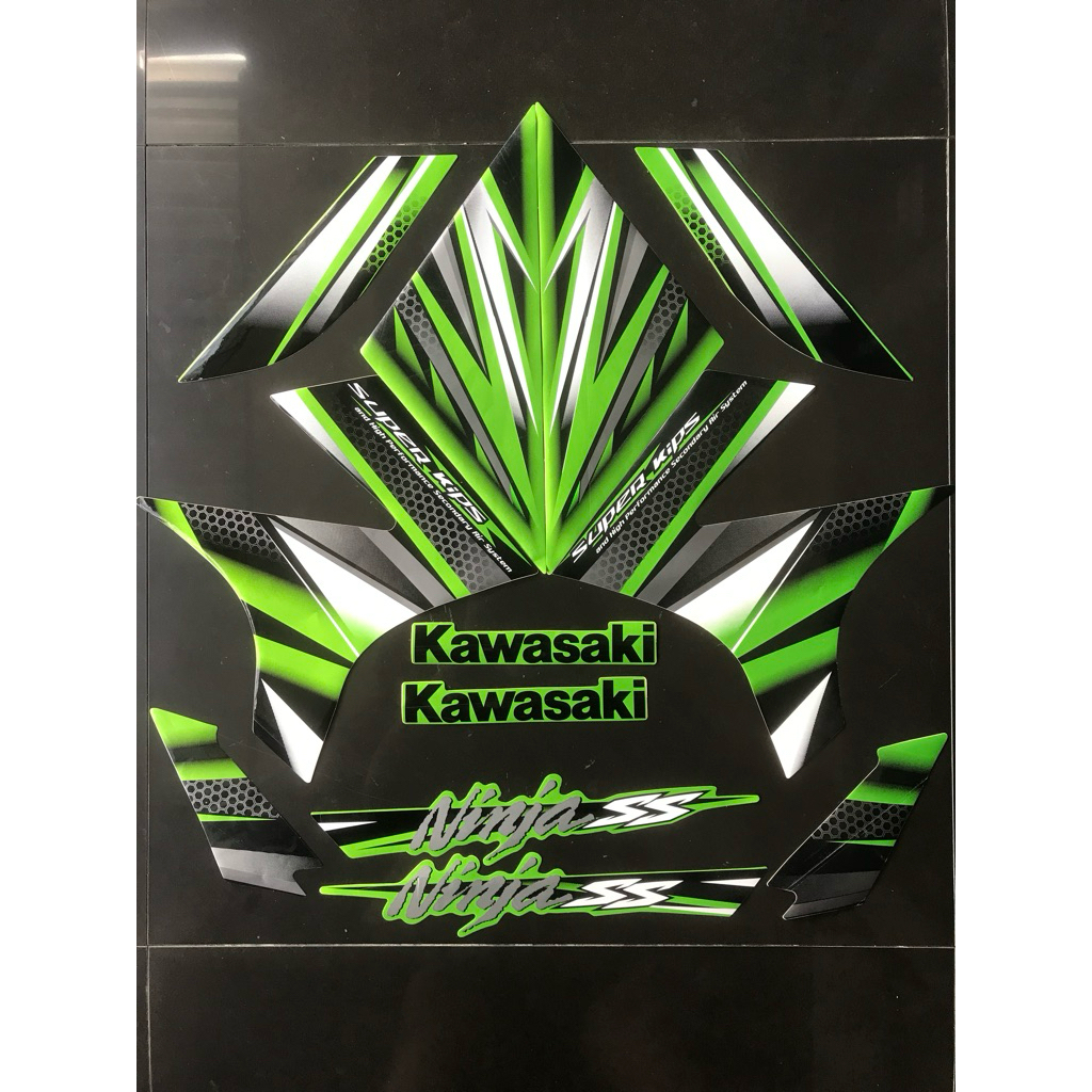 STRIPING STIKER NINJA SS 2013 HIJAU