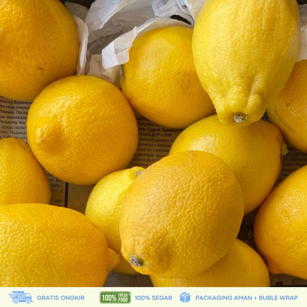 

Jeruk Lemon California Kuning Size Jumbo Premium Import 1kg/500gr