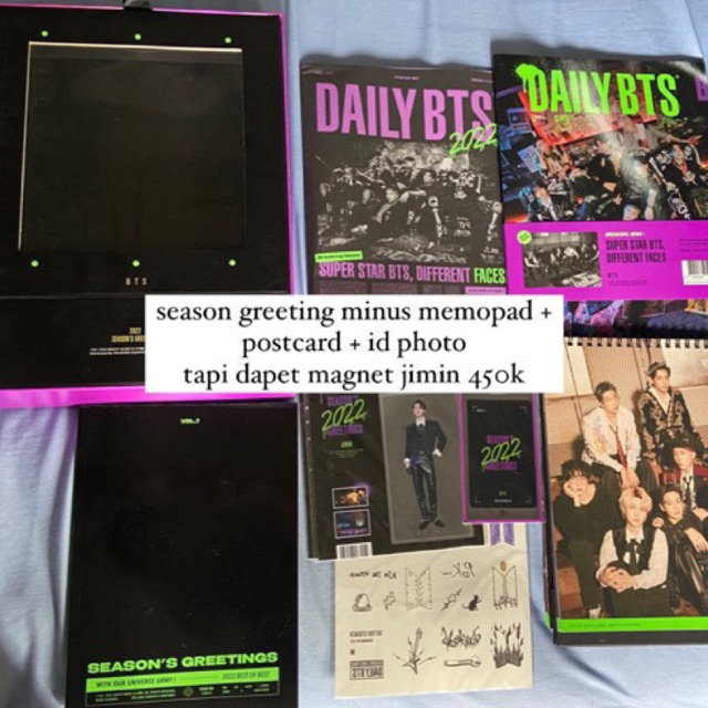 [JUAL PRELOVED] BTS - DVD Season Greetings 2022 & Sowozoo