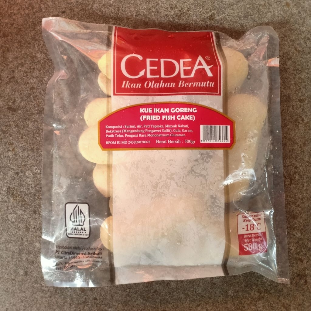 

Cedea Kue Ikan Goreng (Fish Cake Singapore)500 gram