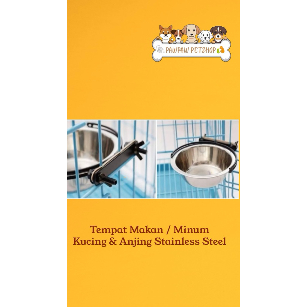 Tempat makan kucing/anjing,tempat makan stainless steal,stainless steal,kucing,anjing,bowl,tempat ma