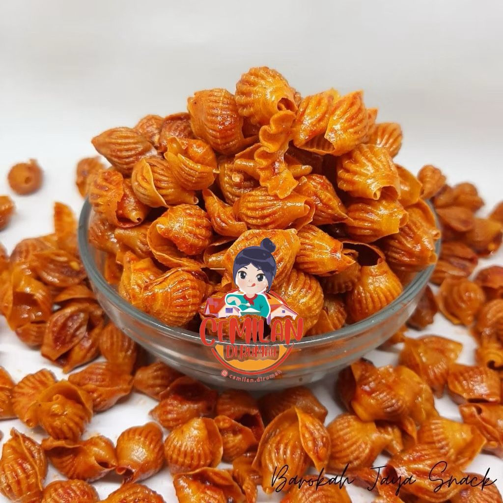 

Makaroni Keong / Makaroni Kerang Pedas Daun Jeruk 500gr