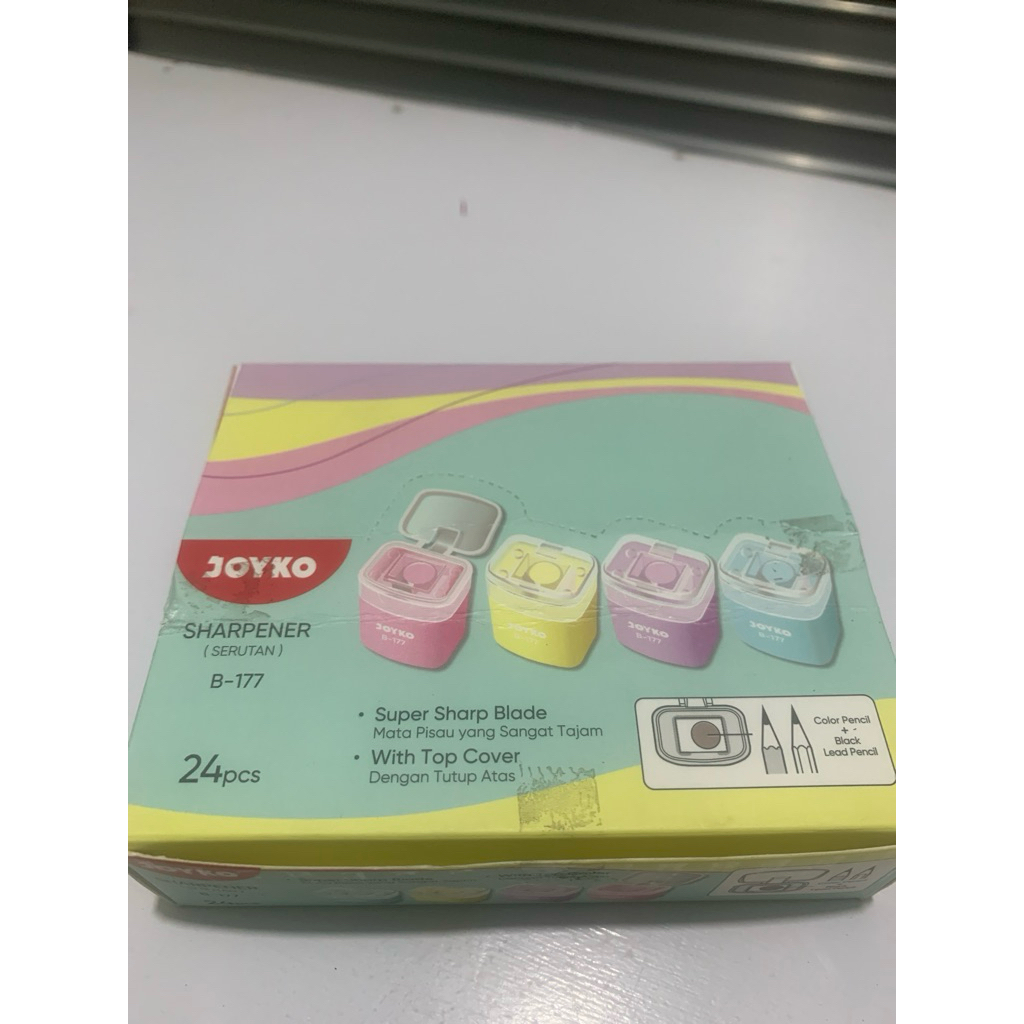 

Serutan/orotan Joyko warna warni(1pack isi 24)