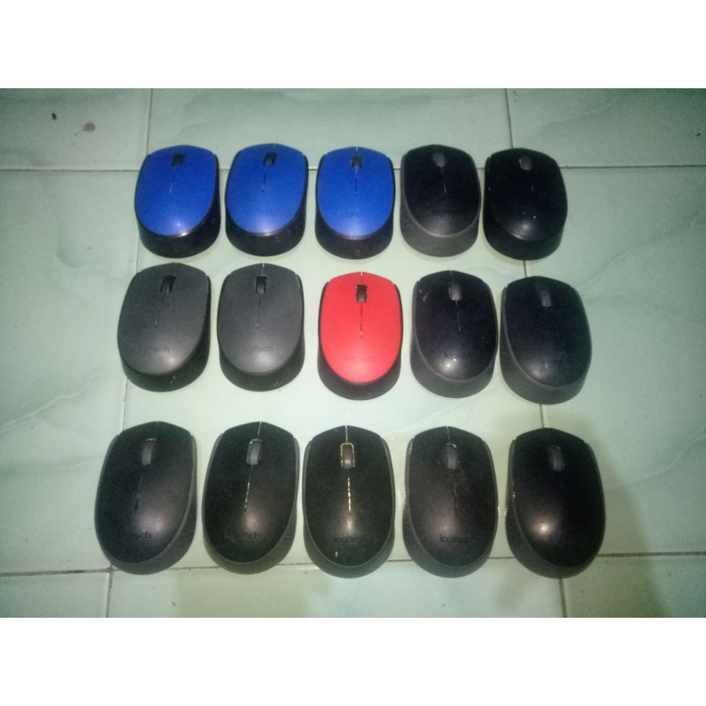 Mouse wireless logitech bekas