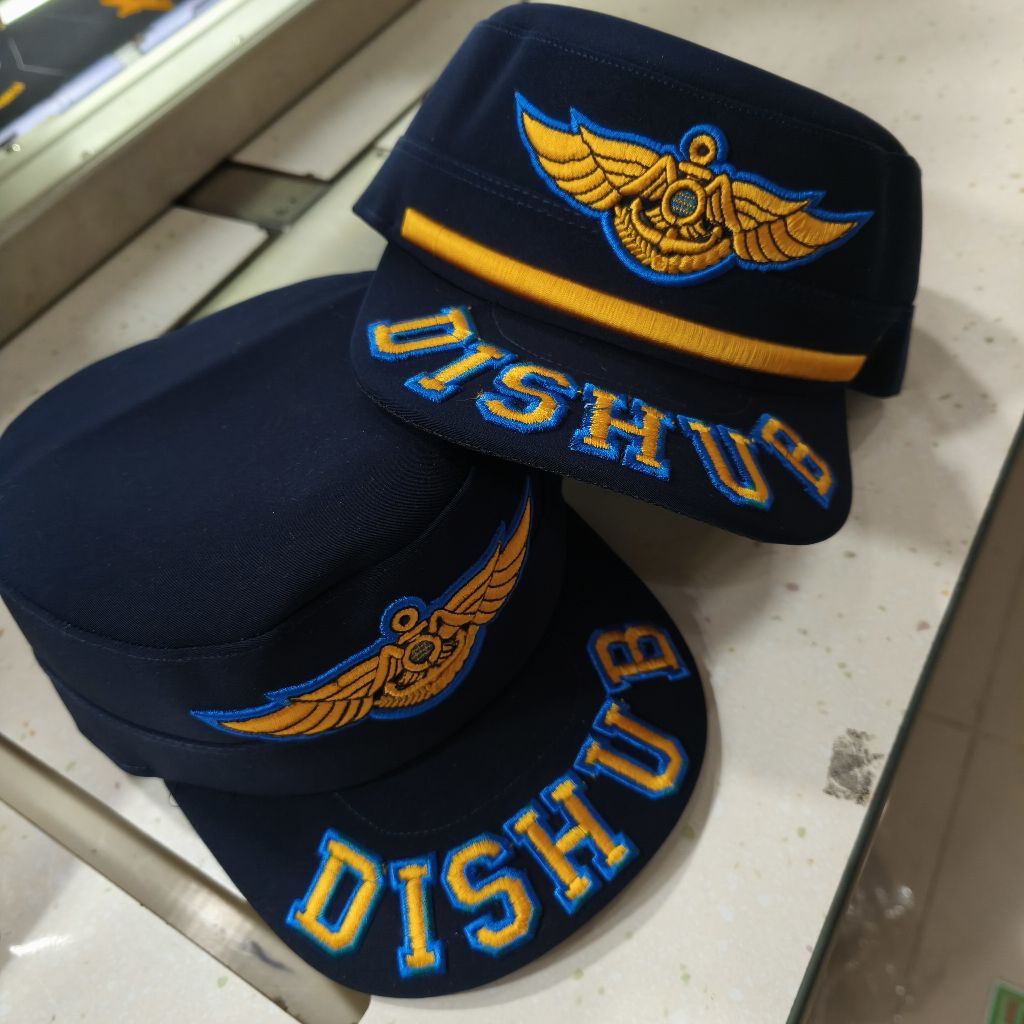 TOPI KOMANDO biru DISHUB