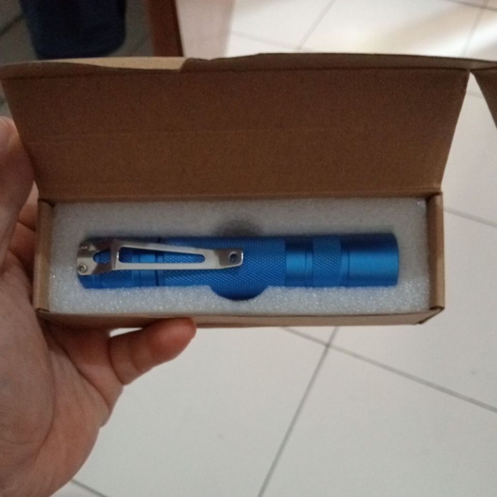 Senter convoy S2+ LED sft40 6500K, full set plus tabung pendek 18350