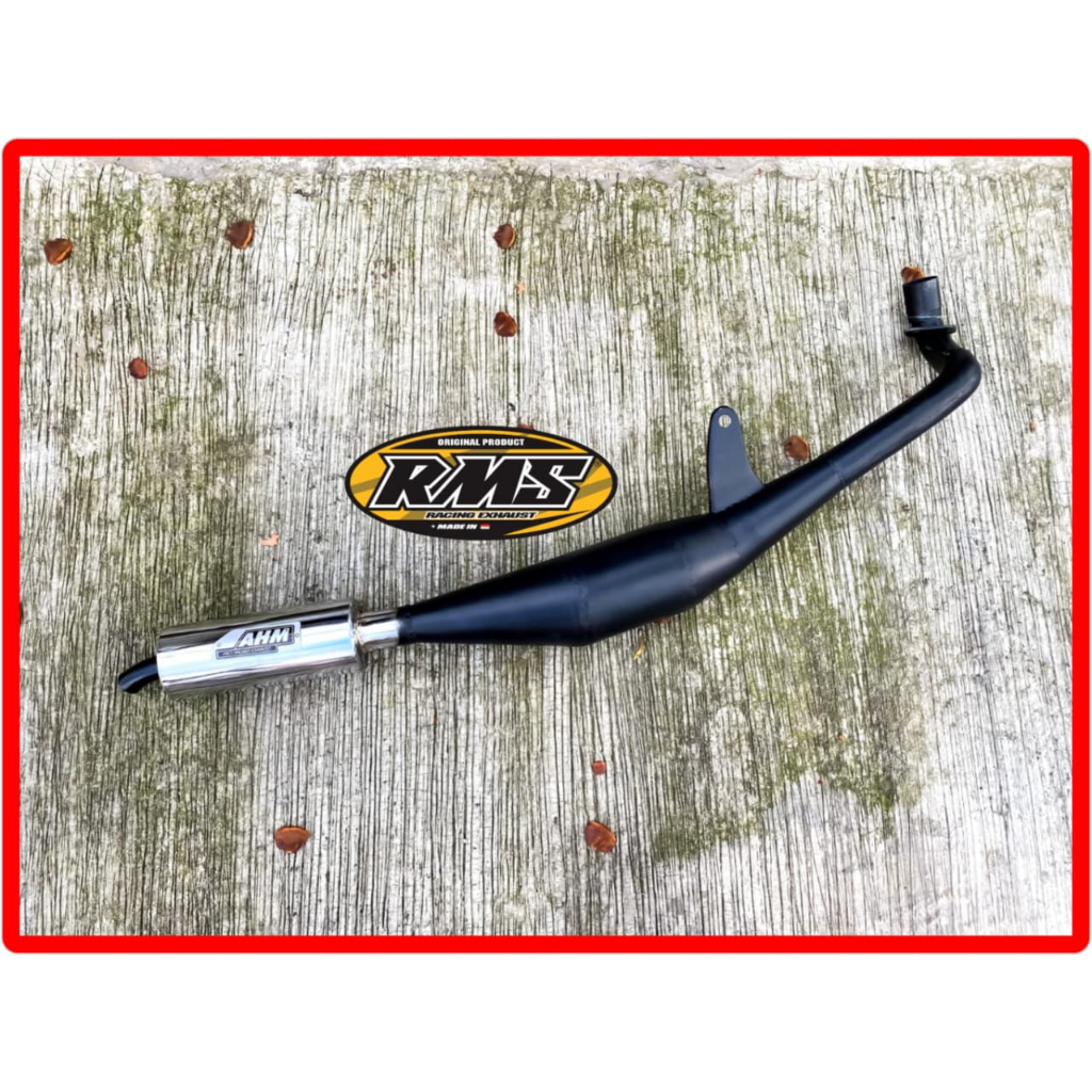 Knalpot suzuki rc100 model standar racing