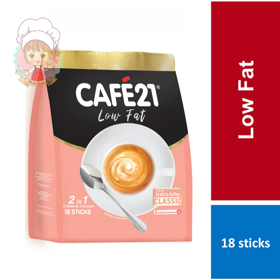 

Kopi cafe21 less sugar kurang manis kopi arabica ( 18 stick )