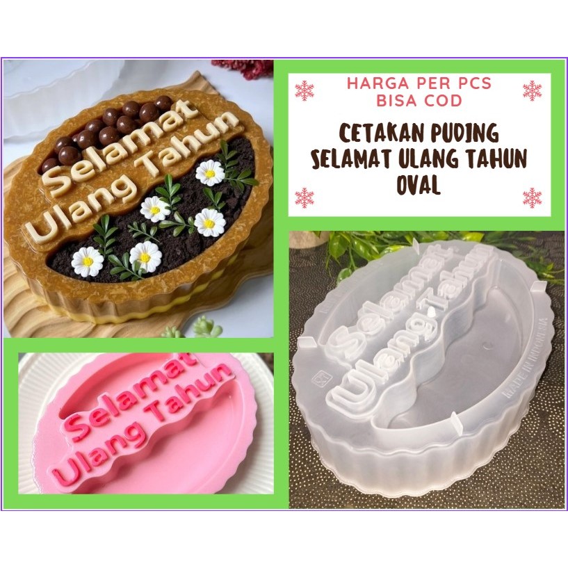 Cetakan Puding/Kue Selamat Ulang Tahun/Cetakan Selamat Ulang Tahun