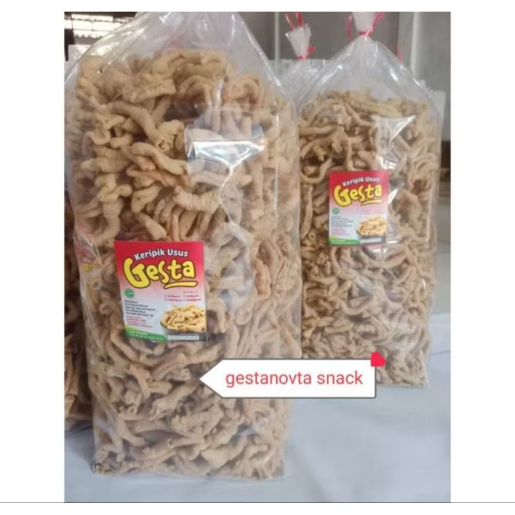 

Kripik usus 2 kg / kripik usus gesta 2 kg