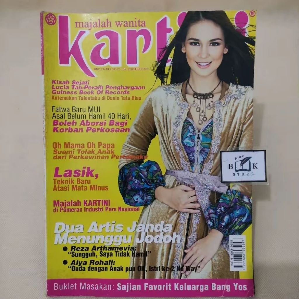 (ORIGINAL) Majalah Kartini Cover Luna Maya (9-23 Juni 2005)