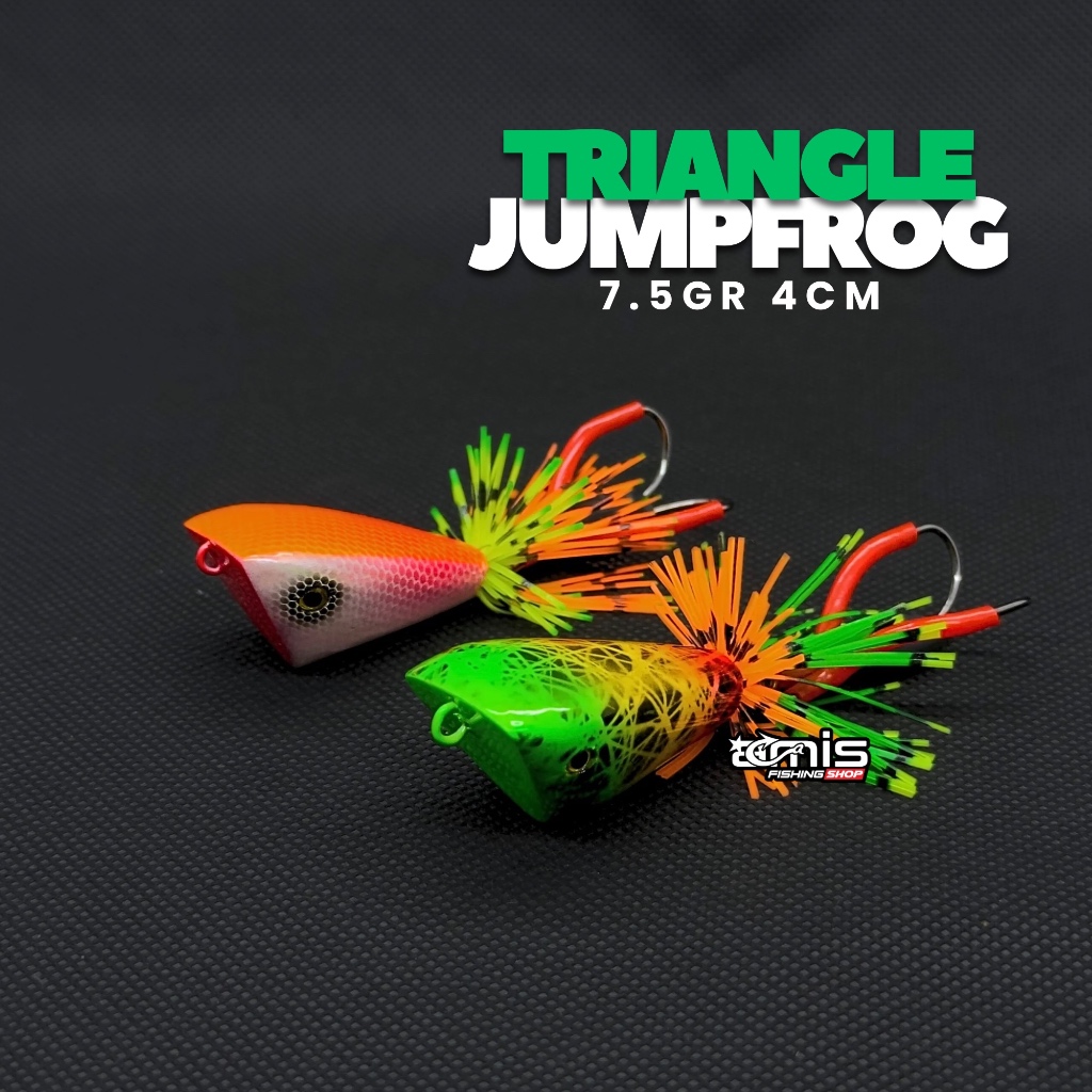 Jump Frog Lure Kayu Umpan Casting Killer Ikan Gabus Toman