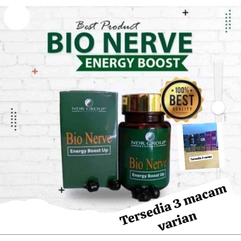 Varian BIO HERBAL NERVE MALAYSIA NDR, D-NEERVHIE 100% original (baru)