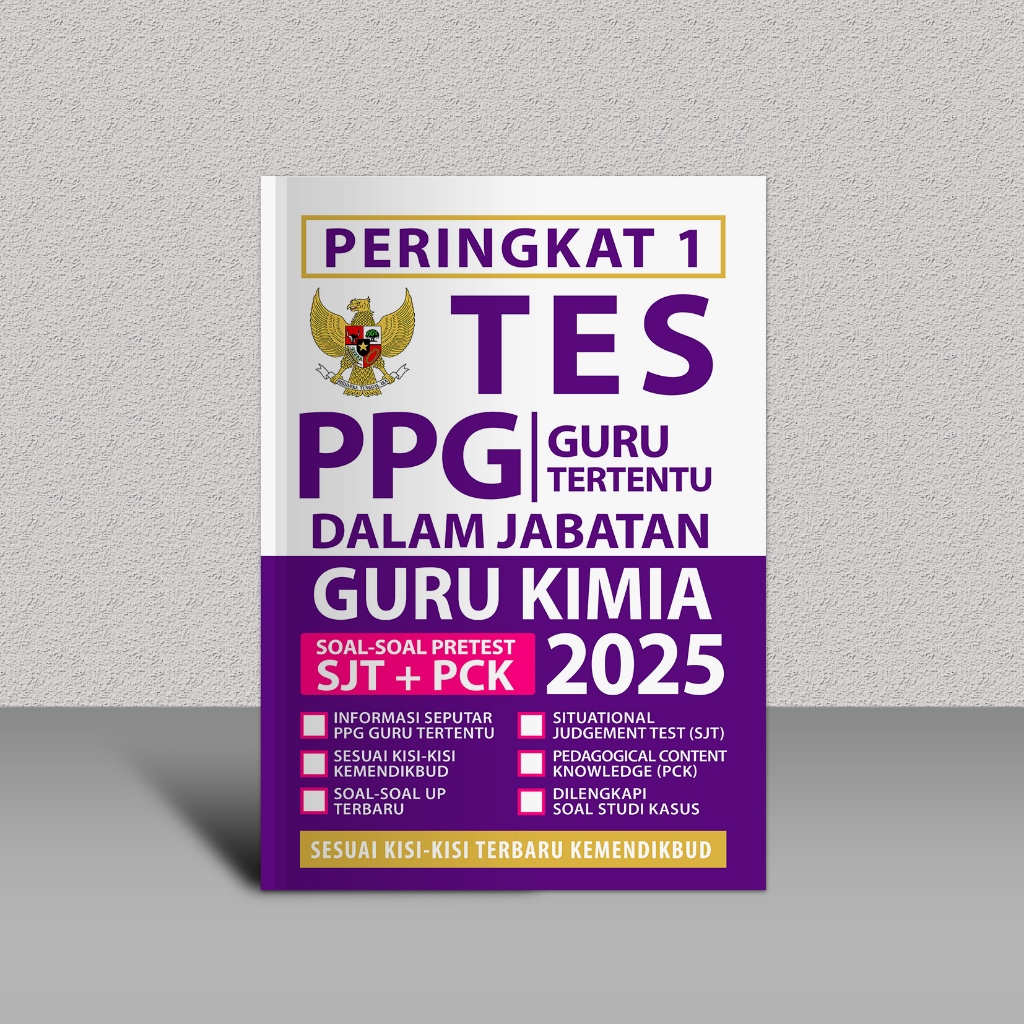 Buku PPG Guru Tertentu Guru Kimia 2025 - Buku PPG Daljab Guru Kimia 2025