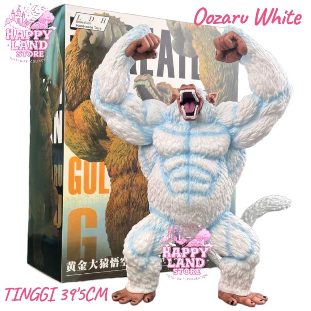 Action Figure Oozaru White Goku Ultra Instinct 40cm Jumbo