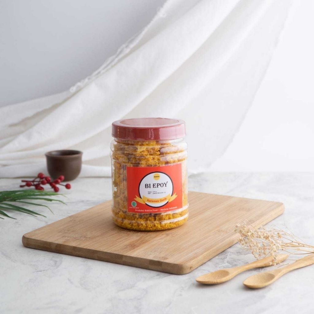 

kremes biepoy 175gr kemasan toples bening