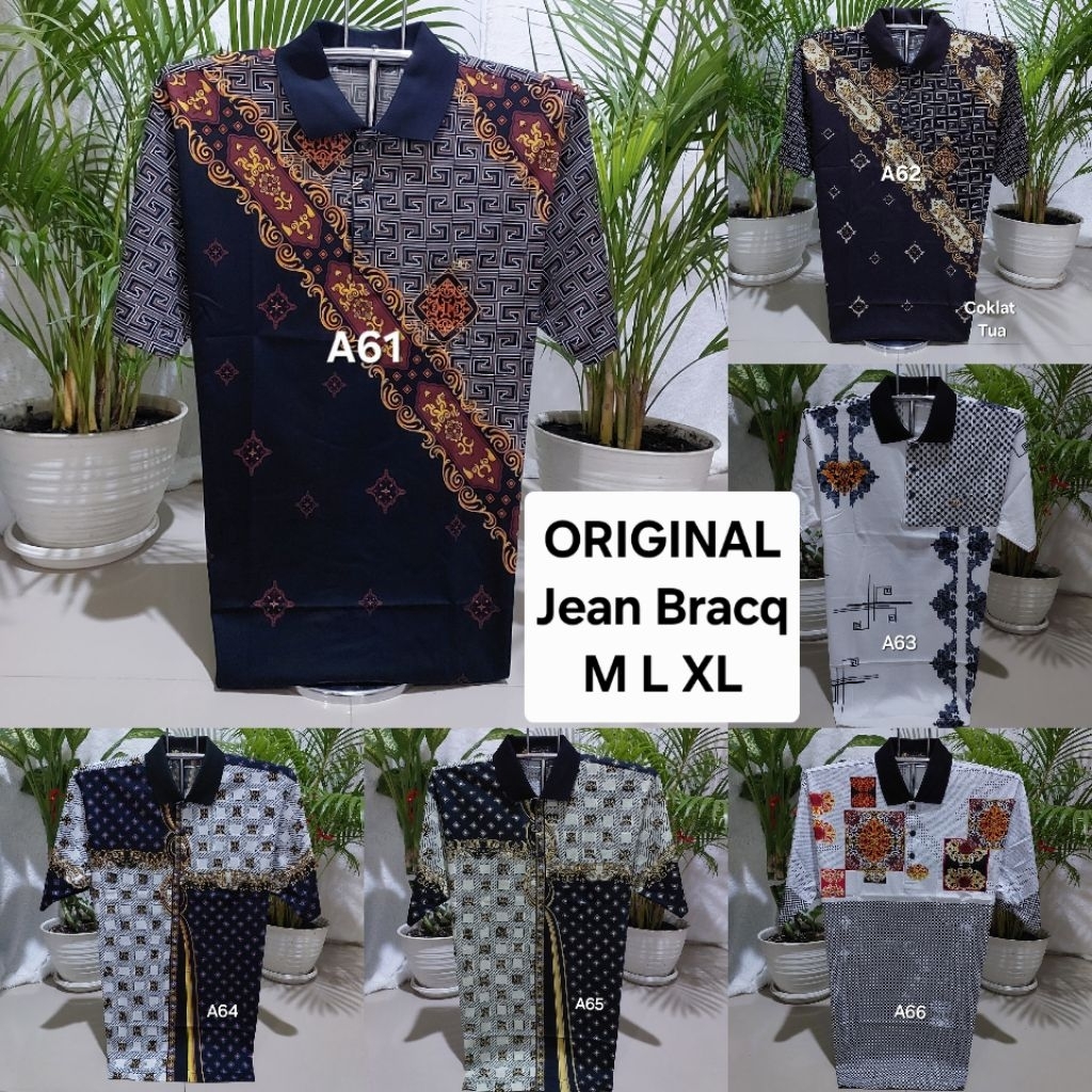 JEAN BRACQ - Kaos pria dewasa style korea size M L XL Premium  Trendi dan Berkualitas