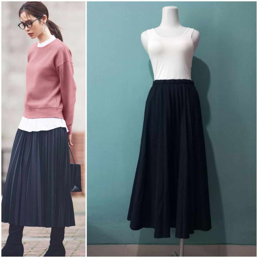 UNIQLO Pleated Skirt